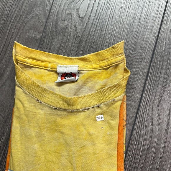 Vintage‎ Tweety Bird Looney Tunes Tie Dye Shirt Medium Tie Dye Distressed - Picture 10 of 10